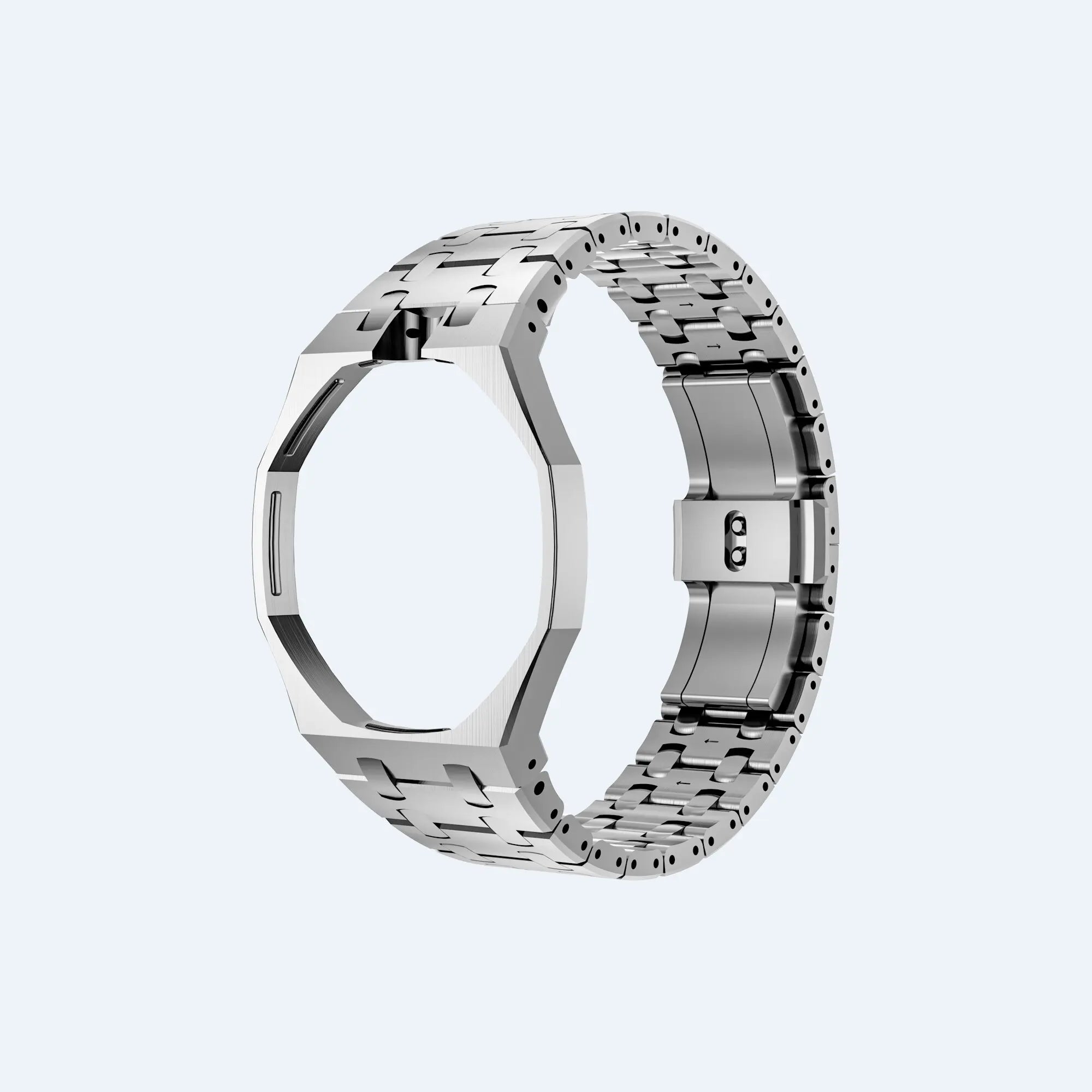 Royal Pop Boitier Argent Acier